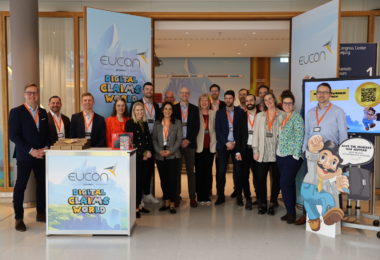 Eucon-Mitarbeitende auf dem Messekongress Schadenmanagement & Assistance 2023